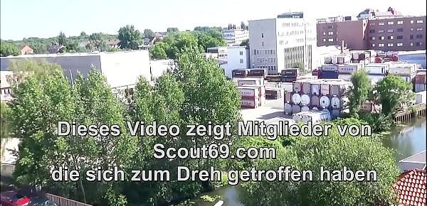 18 Jahre junge deutsche Ex Freundin Lina auf ihrem Balkon gefickt